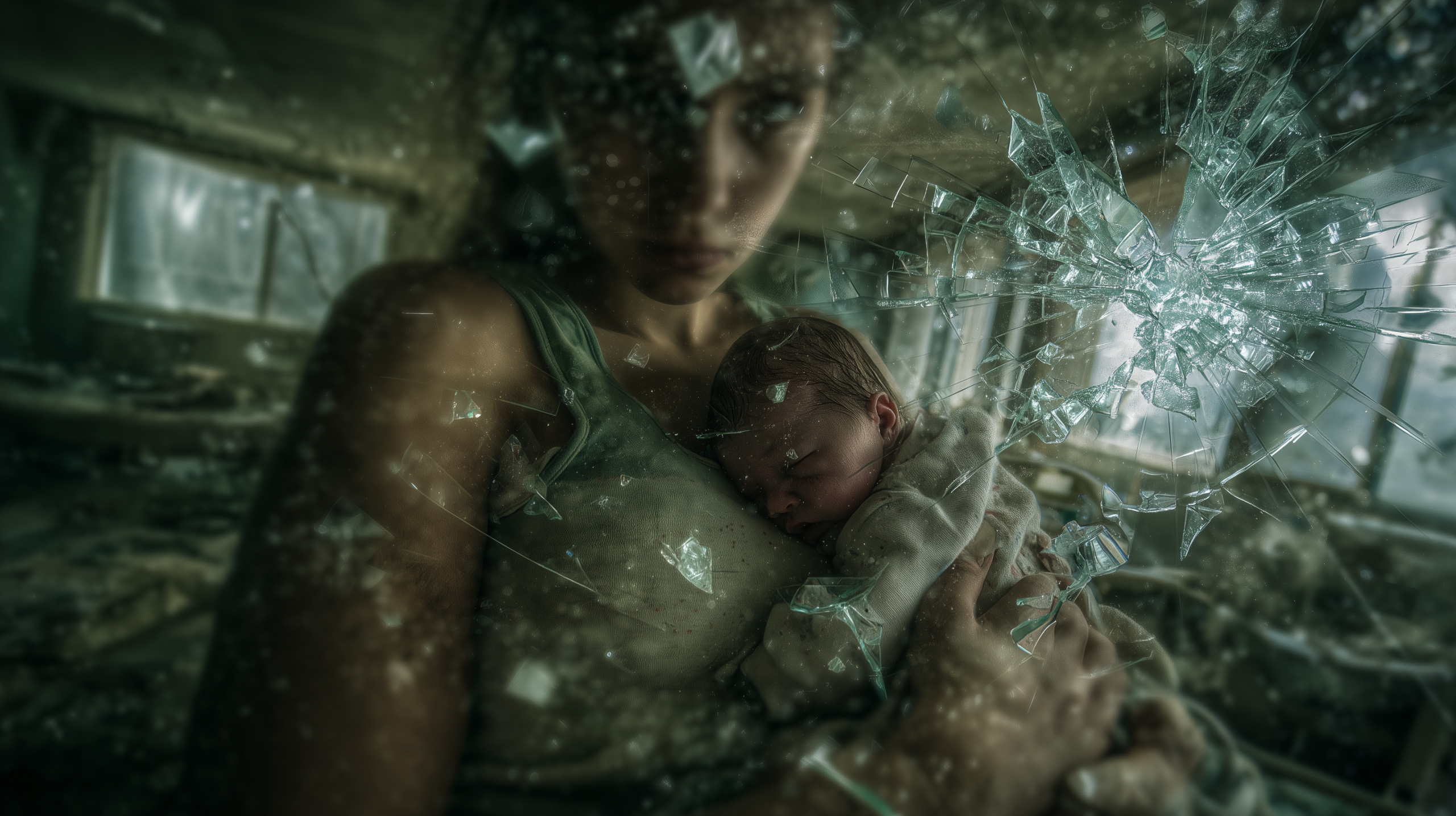 immacreative_post_apocalyptic_Extreme_wide_angle_shot._hospital_51c0a0e1-296c-4412-b940-597c52463b4c